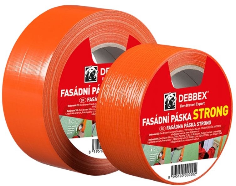 Den Braven Fasádna páska oranžová 50 mm × 25 m STRONG