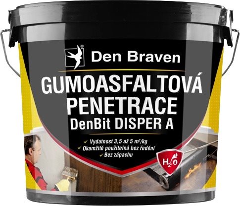 Den Braven Gumovo-asfaltová penetrácia DenBit DISPER A 10 kg