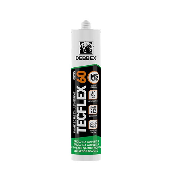 Den Braven Lepidlo na autosklá Tecflex 510 (3060) 300 ml BD čierne CZ-SK-HU-EN