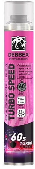 Den Braven Rýchloschnúce. PU lepidlo TURBO SPEED 750 ml RL