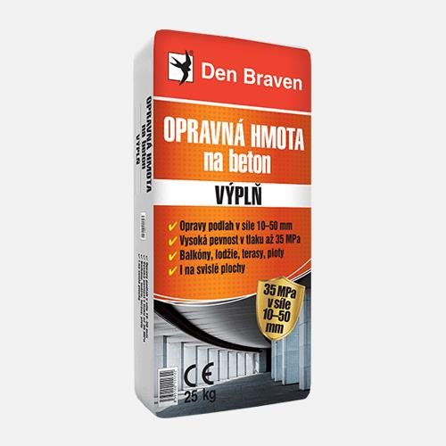 Den Braven Výplňová opravná stierka na betón 25 kg