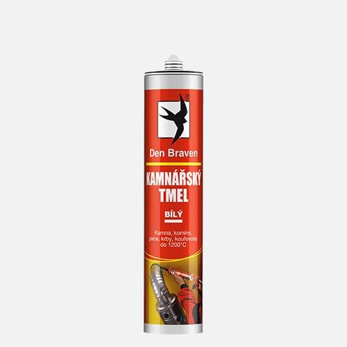 Den Braven – Kachliarsky tmel, 310 ml, biely