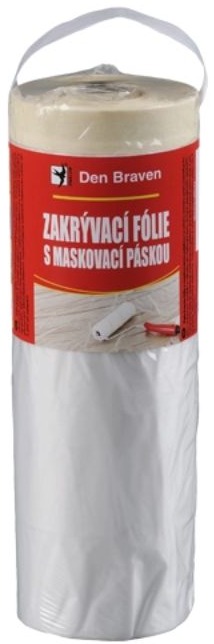 Den Braven Zakrývacia fólia s páskou 110 cm × 33 m