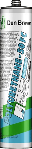 Den Braven PU 50 FC, polyuretánový tmel, 300 ml, antracit