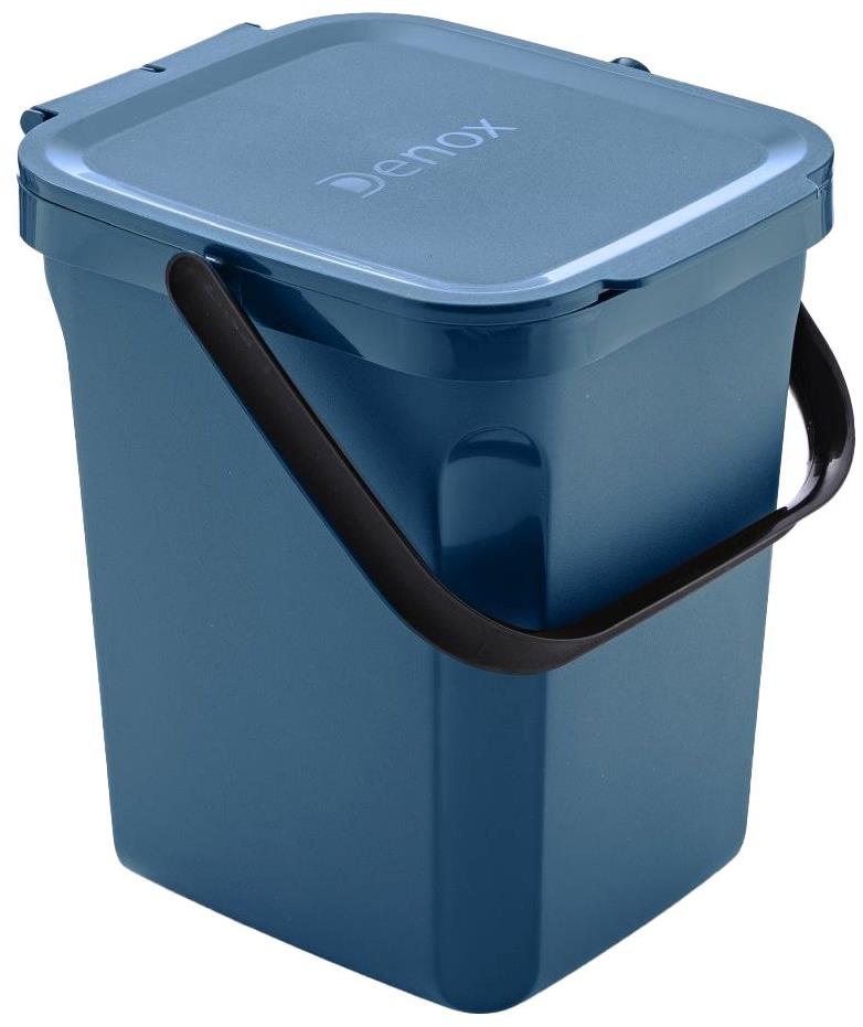 Denox Organic odpadkový kôš na bioodpad 10 l, modrý