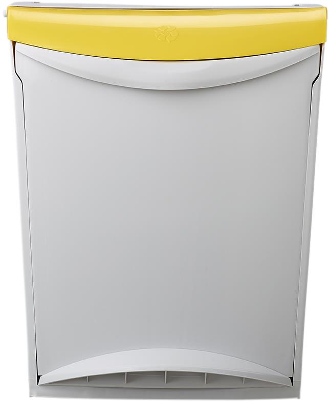 Denox Ekosystém odpadkový kôš na triedený odpad 25 l, žltý – plast