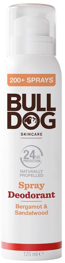 BULLDOG Bergamot & Sandalwood Spray Deodorant 125 ml