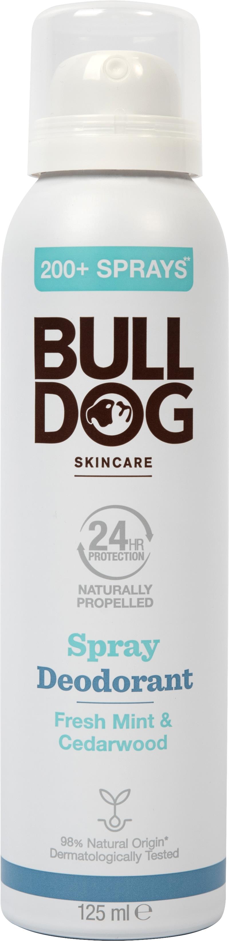 BULLDOG Fresh Mint & Cedarwood Spray Deodorant 125 ml