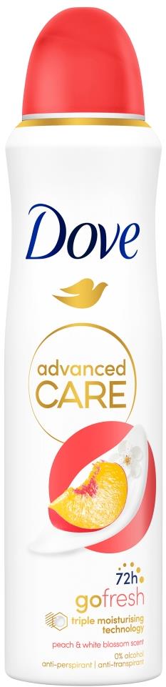 DOVE Go Fresh Broskyňa a biele kvety 150 ml