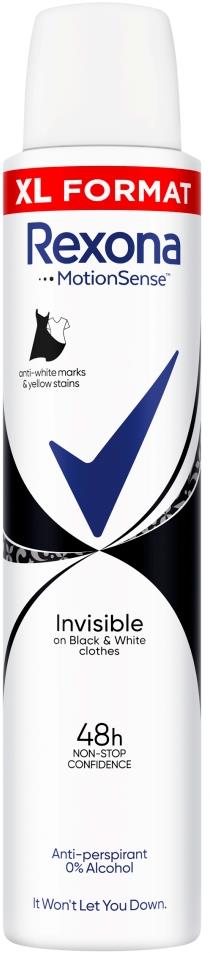 REXONA Invisible B&W 200 ml