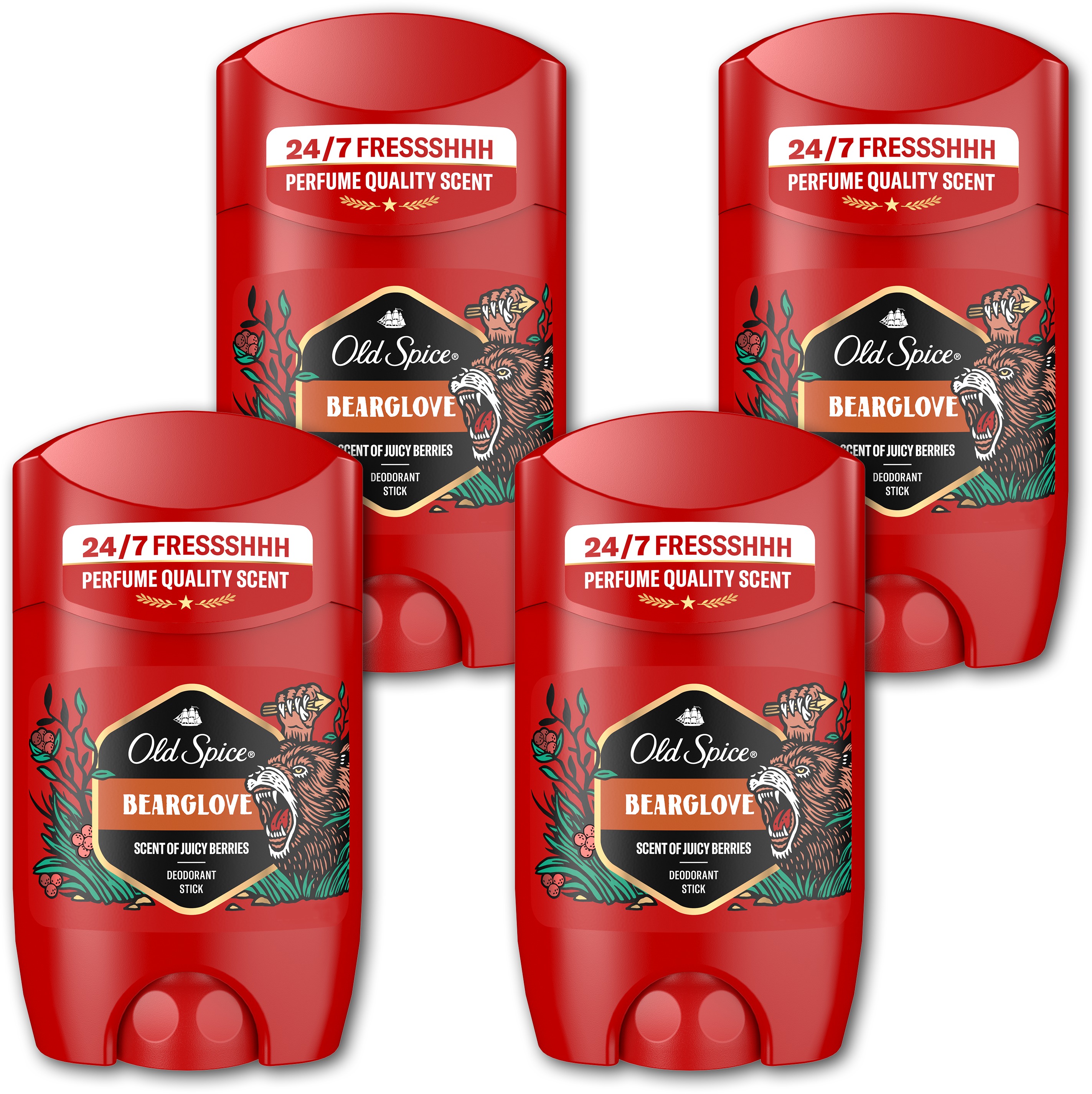 OLD SPICE Bearglove 4× 50 ml