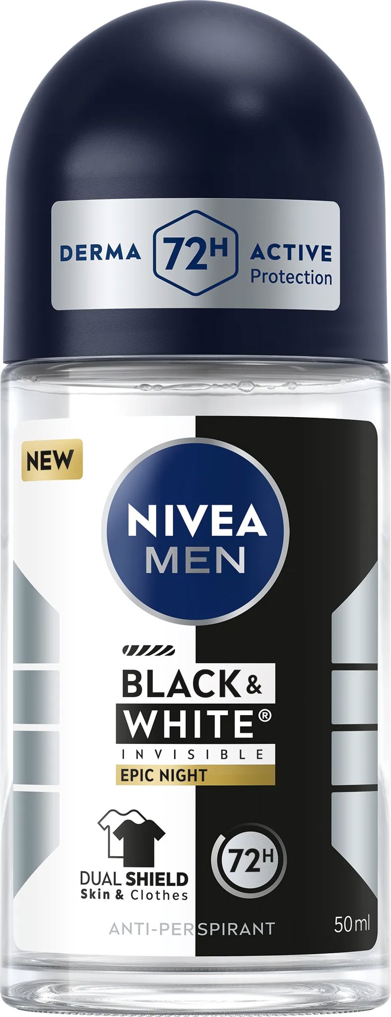 NIVEA Men guľôčkový AP B&W Epic Night 50 ml