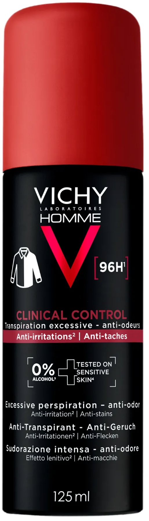 VICHY Homme Clinical Control 96h Sprej 125 ml