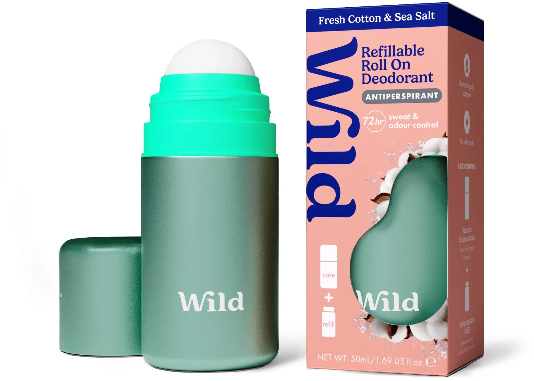 WILD Starter Aqua/Fresh Cotton&Sea Salt 50 ml
