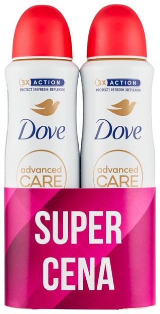 DOVE Advanced Peach & White Blossom 2× 150 ml