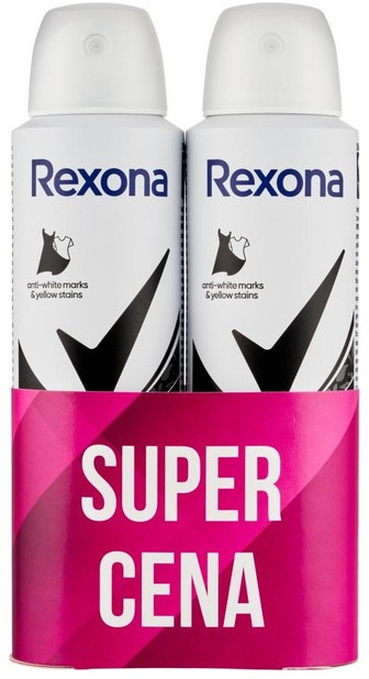 REXONA Invisible B & W 2× 150 ml