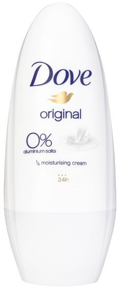 Dove Original guľôčkový dezodorant bez hliníkových solí 50 ml