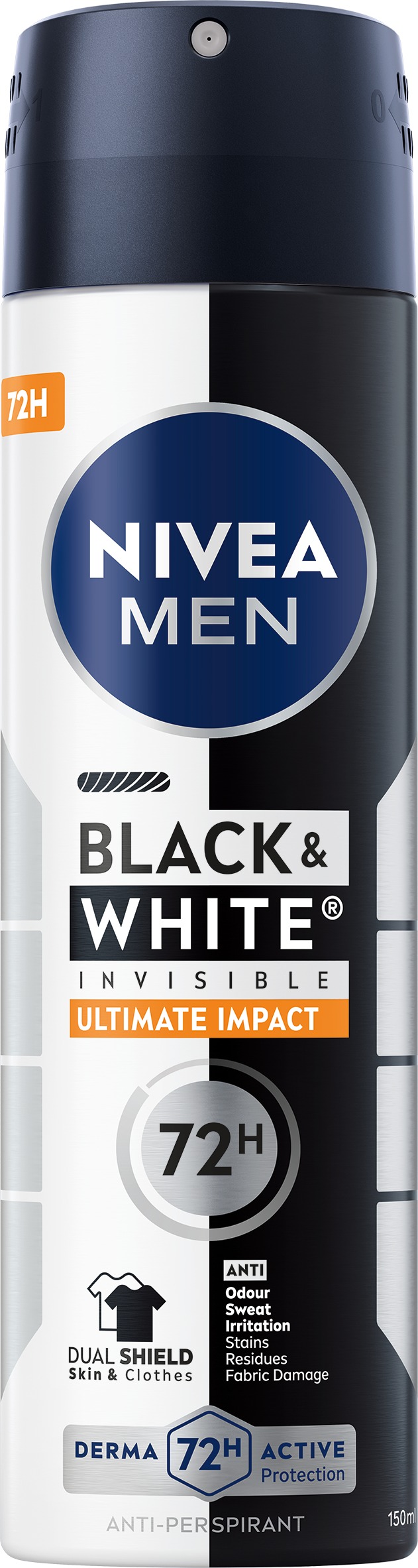 NIVEA MEN Black & White Invisible Ultimate Impact 150 ml