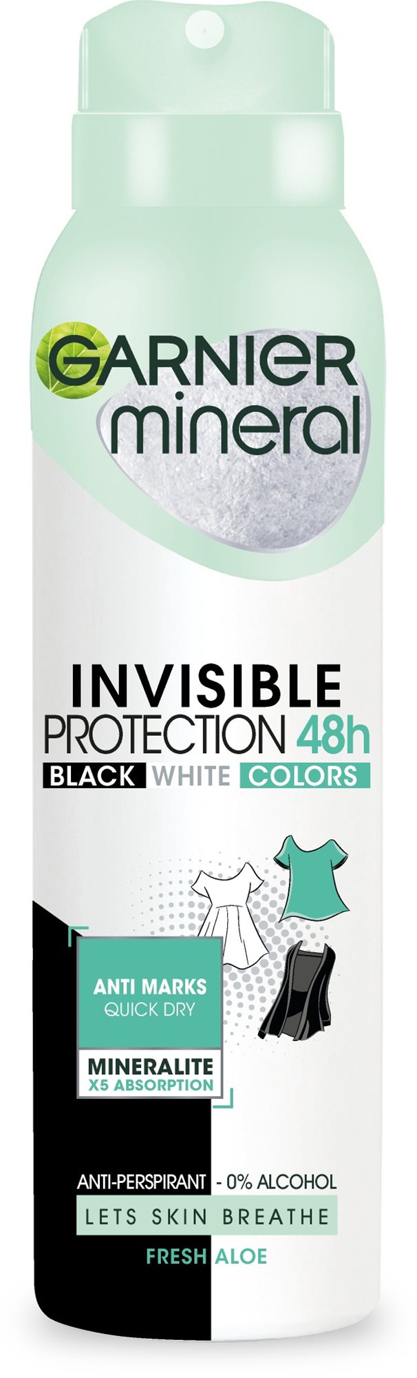 GARNIER Mineral Invisible Fresh 48h Sprej Antiperspirant 150 ml
