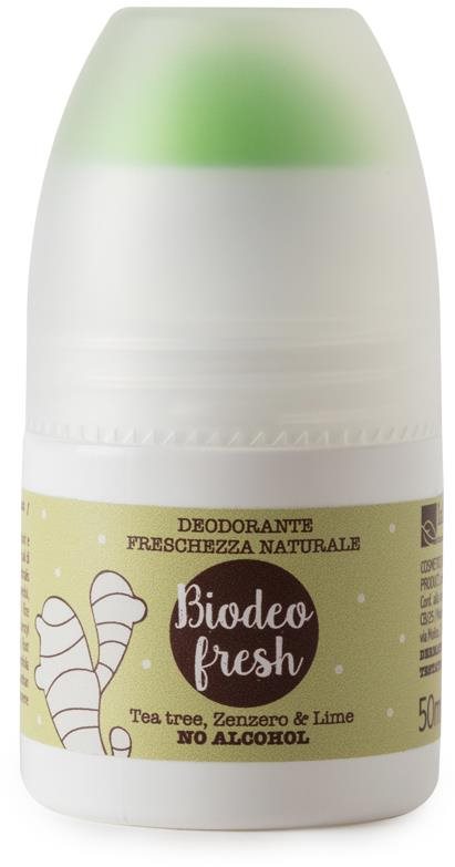 LASAPONARIA Deodorant roll-on osviežujúci so zázvorom a citrónom BIO 50 ml
