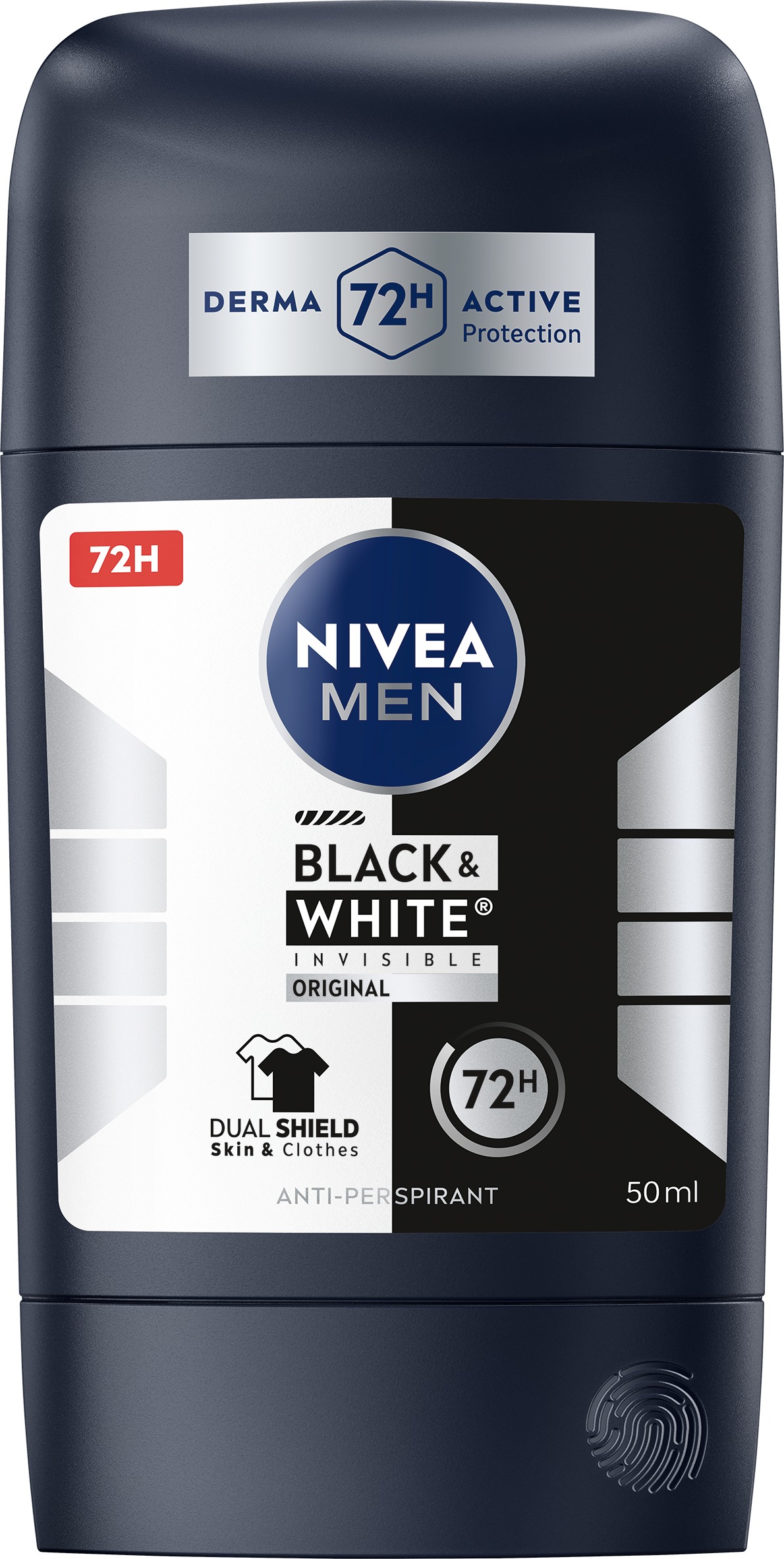 NIVEA MEN Stick AP B&W Invisible Original 50 ml