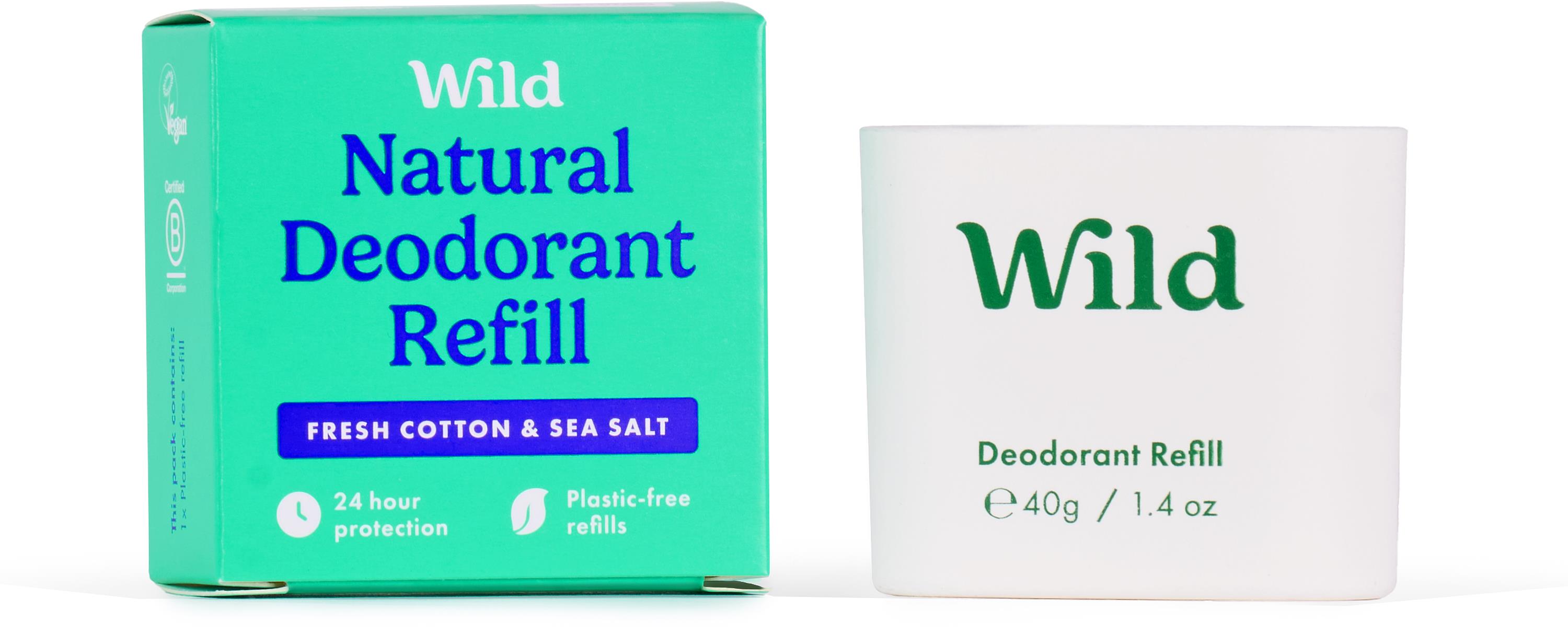 WILD Refill Fresh Cotton & Sea salt 40 g