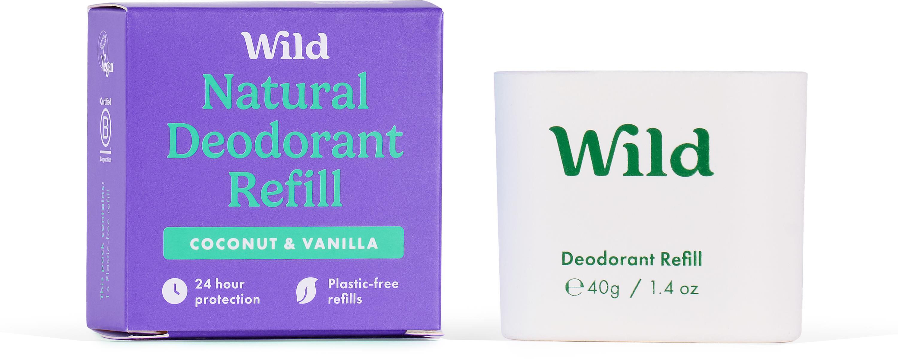 WILD Refill Coconut & Vanilla 40 g