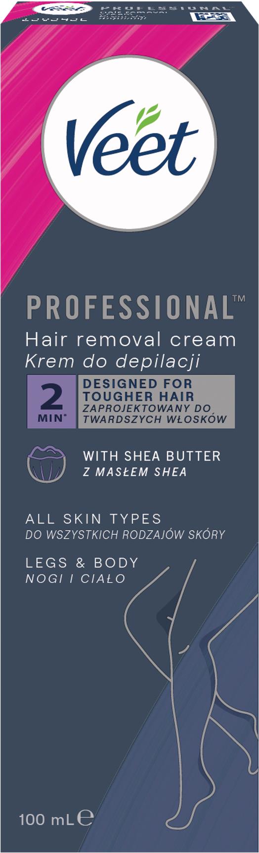 VEET Proffesional Depilačný krém na všetky typy pokožky 100 ml