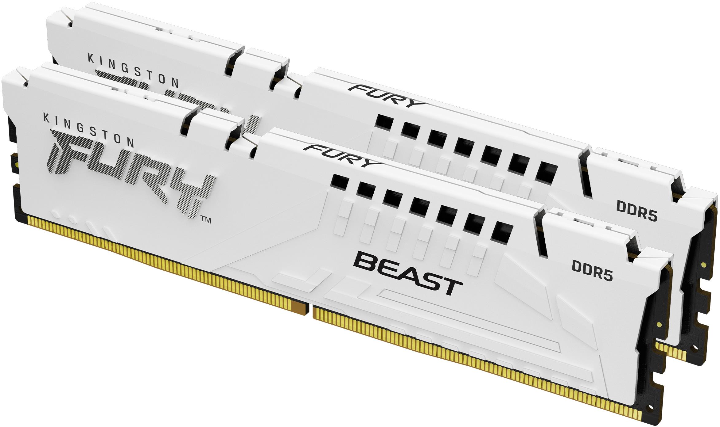 Kingston FURY 64GB KIT DDR5 6400MT/s CL32 Beast White EXPO