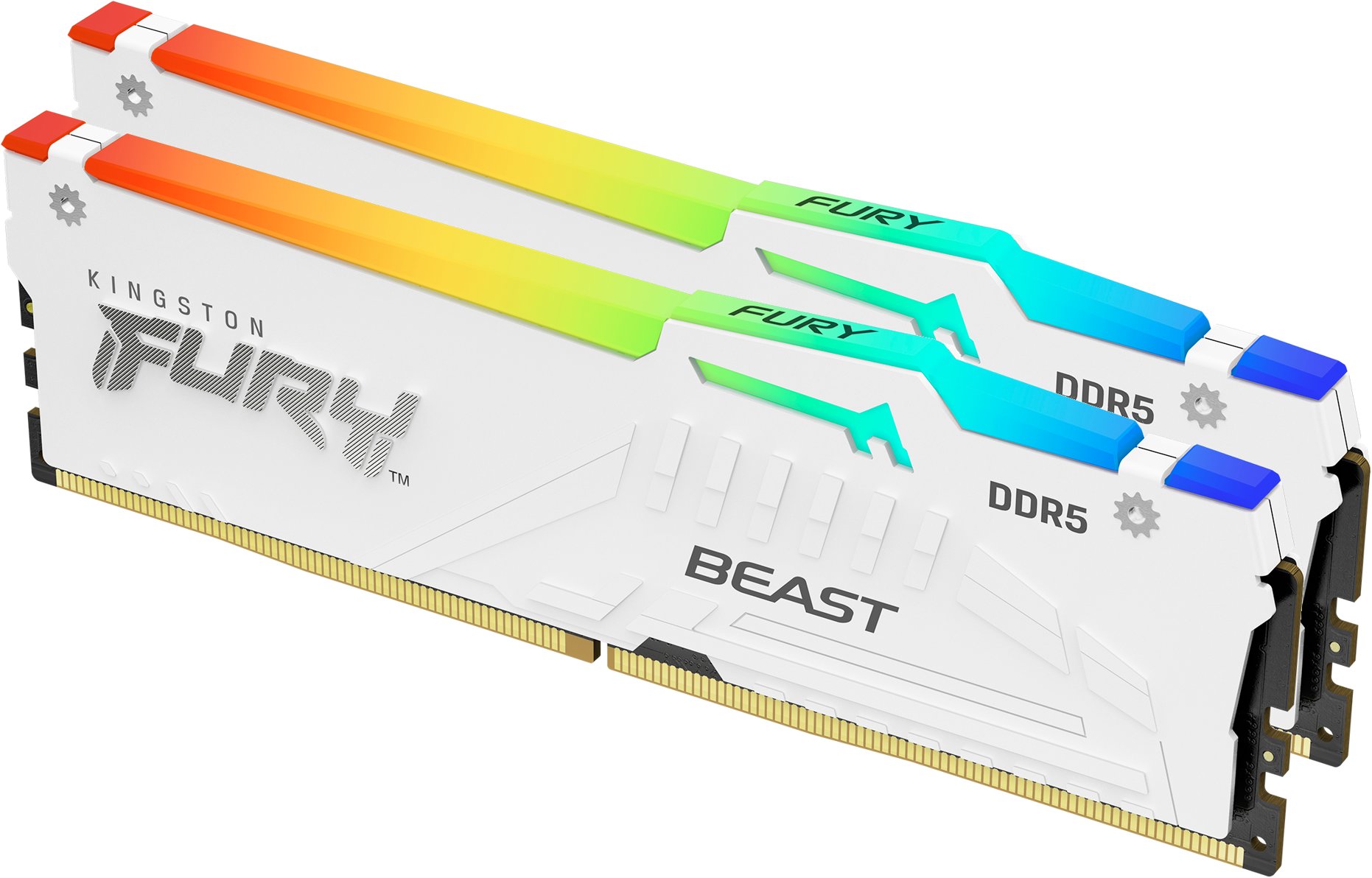 Kingston FURY 64 GB KIT DDR5 6000 MT/s CL30 Beast White RGB