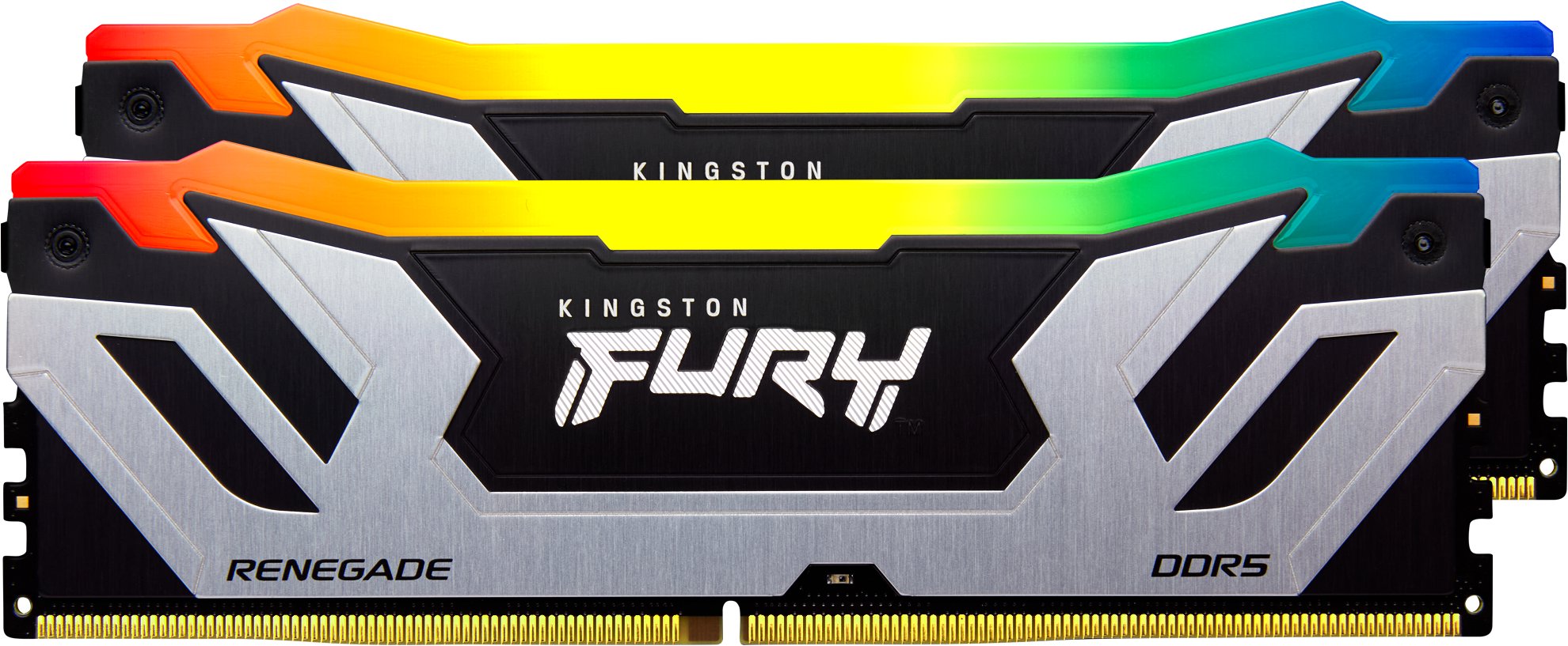 Kingston FURY 48 GB KIT DDR5 8400 MT/s CL40 CUDIMM Renegade RGB Silver XMP