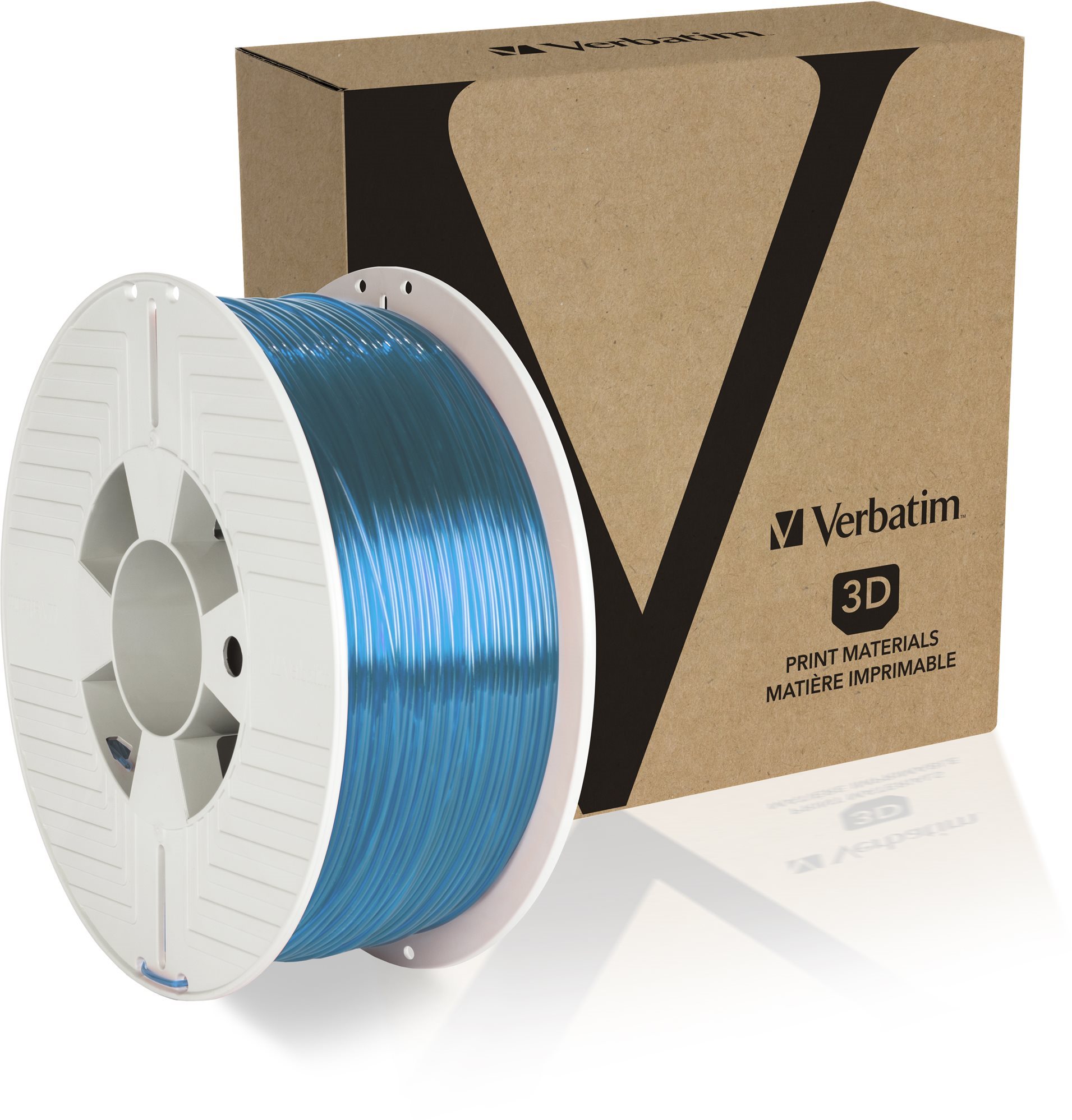 Verbatim PET-G 1,75 mm 1 kg modrý transparentný