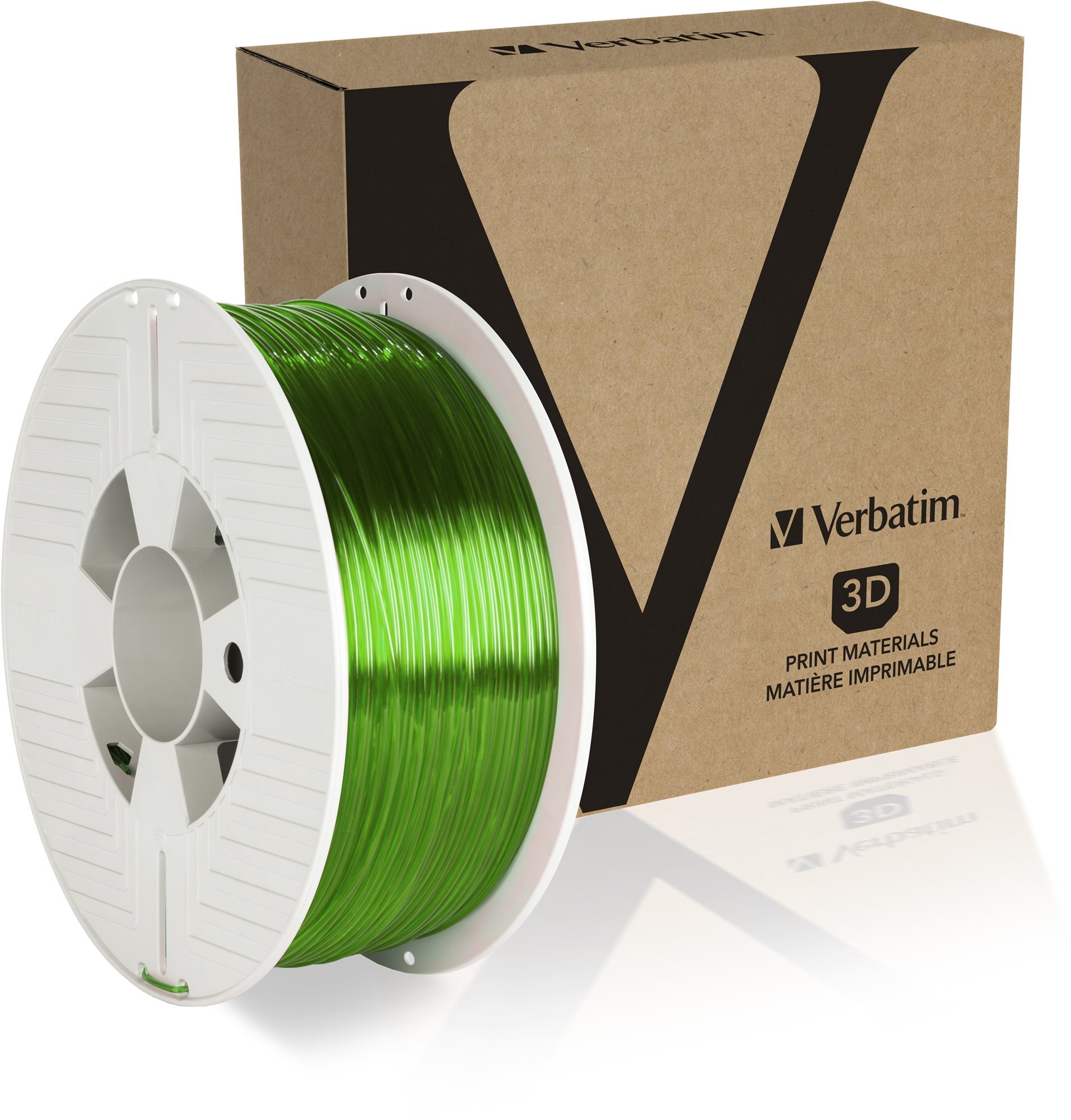 Verbatim PET-G 1,75 mm 1 kg zelený transparentný