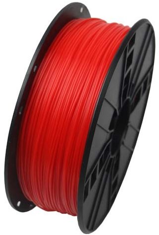 Gembird Filament ABS fluorescenčná červená