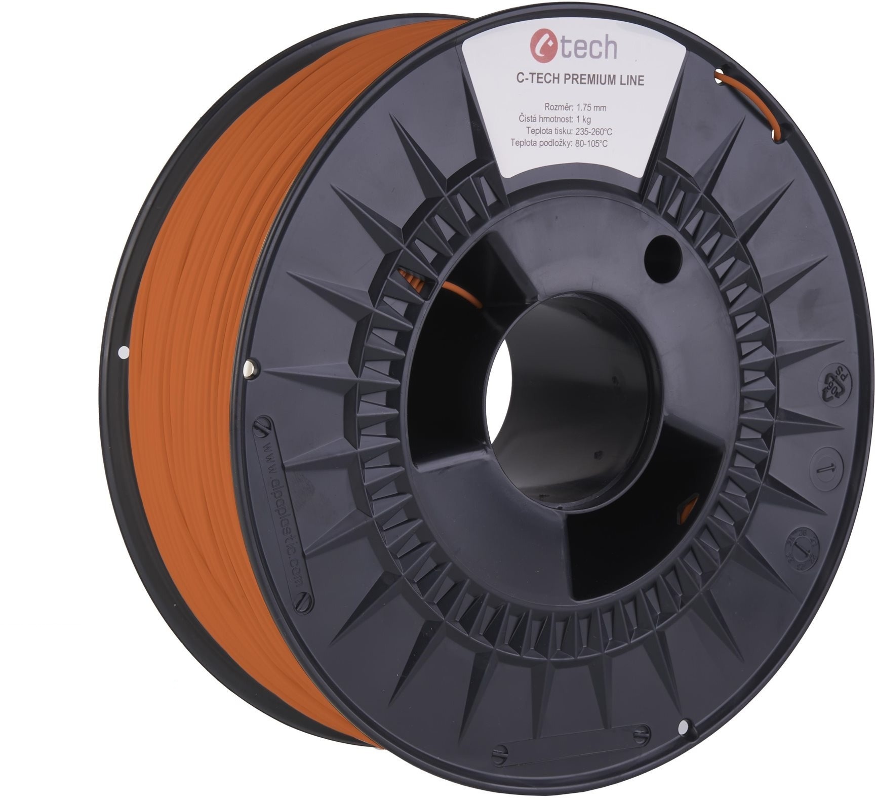 C-TECH filament PREMIUM LINE ABS žltooranžová RAL2000