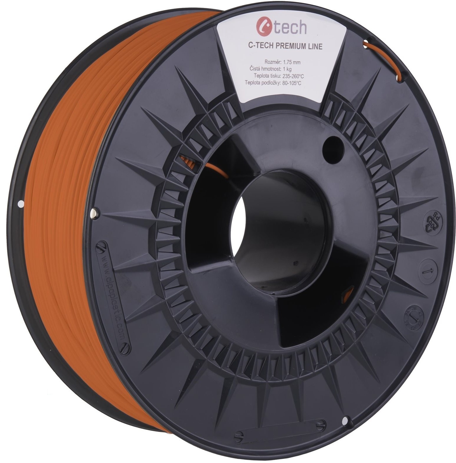 C-TECH filament PREMIUM LINE ASA žltooranžová RAL2000