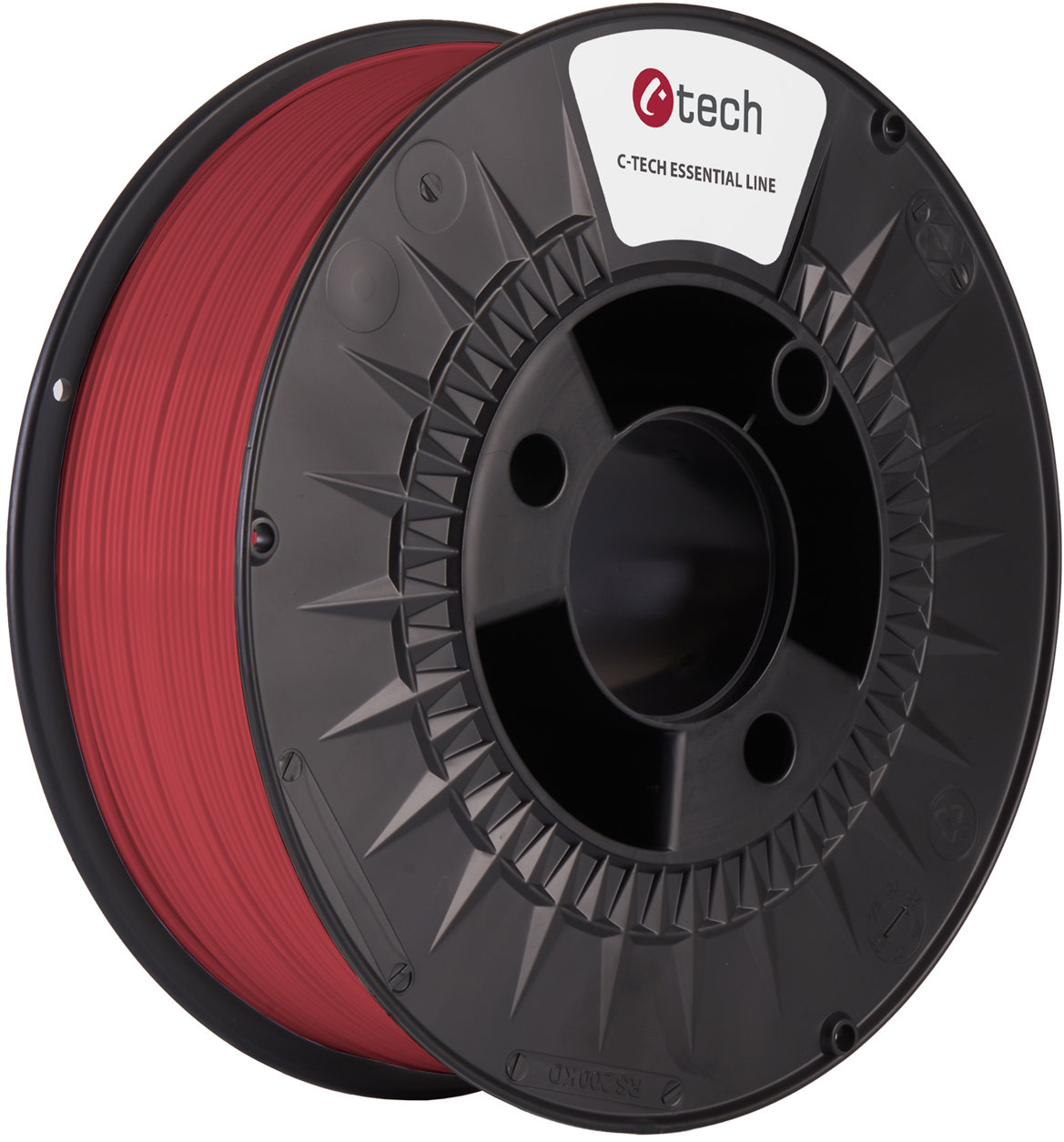 Filament C-TECH ESSENTIAL LINE, PETG, červený, 1,75 mm, 1 kg