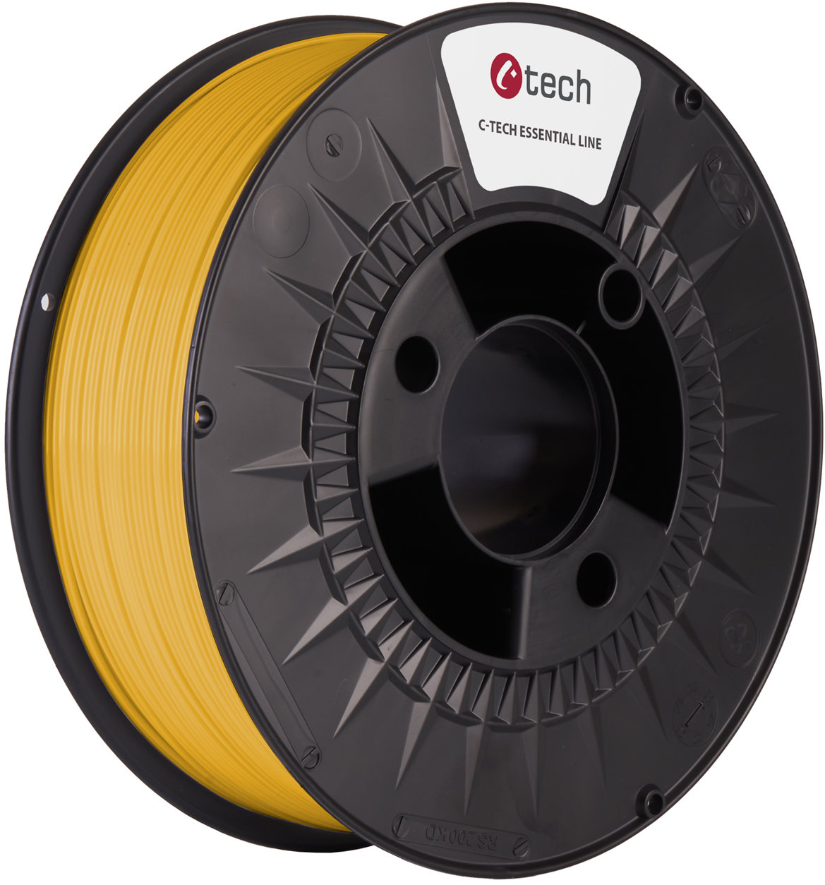 Filament C-TECH ESSENTIAL LINE, PETG, žltý, 1,75 mm, 1 kg