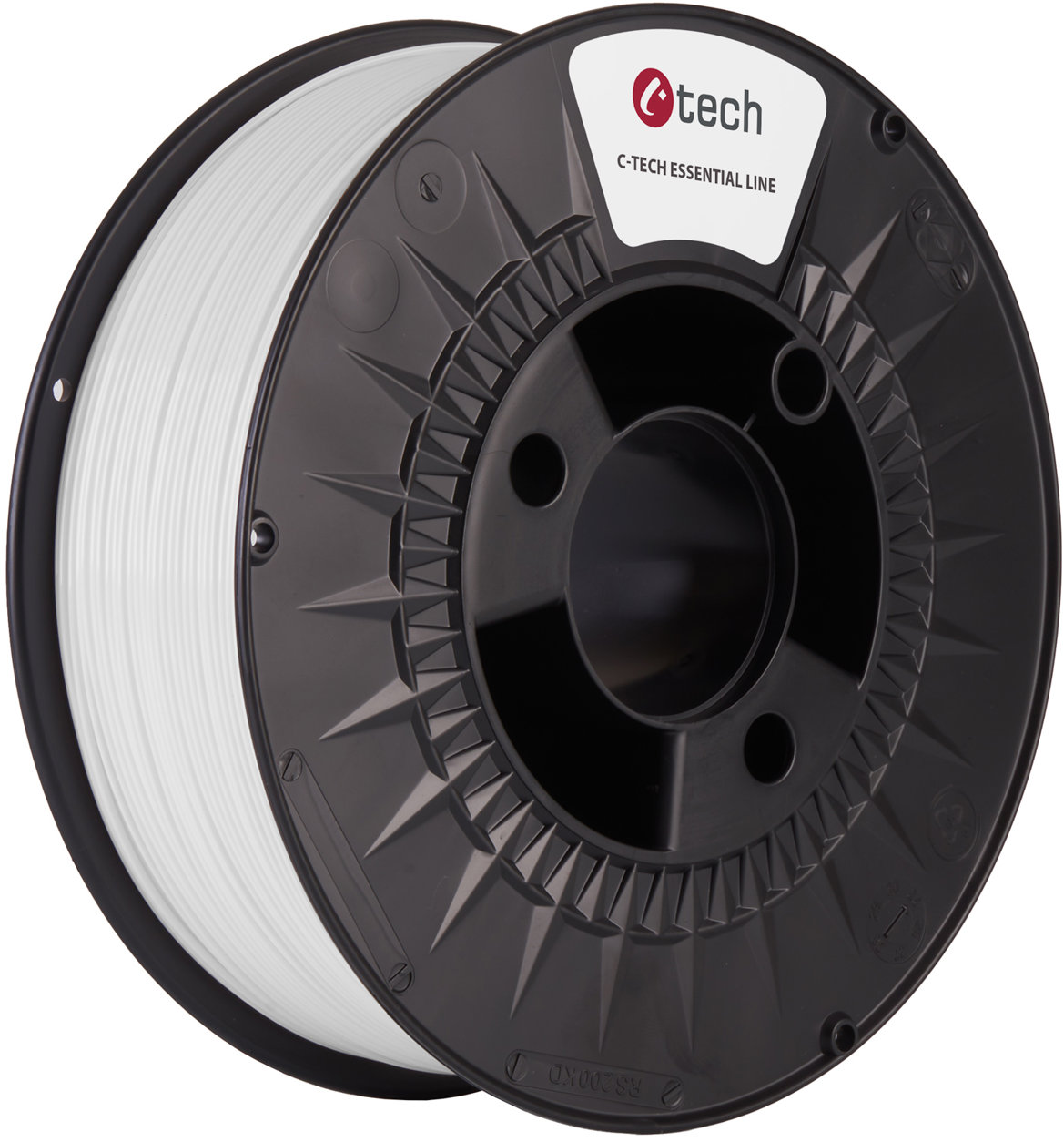 Filament C-TECH ESSENTIAL LINE, PLA, biely, 1,75 mm, 1 kg
