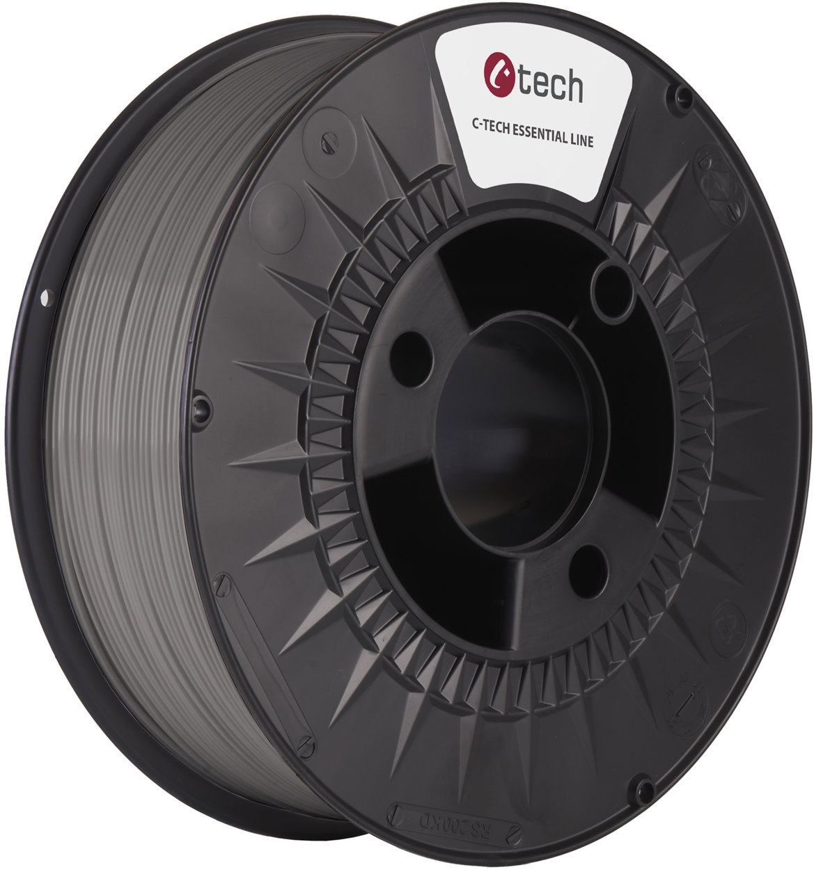 Filament C-TECH ESSENTIAL LINE, PLA, sivý, 1,75 mm, 1 kg