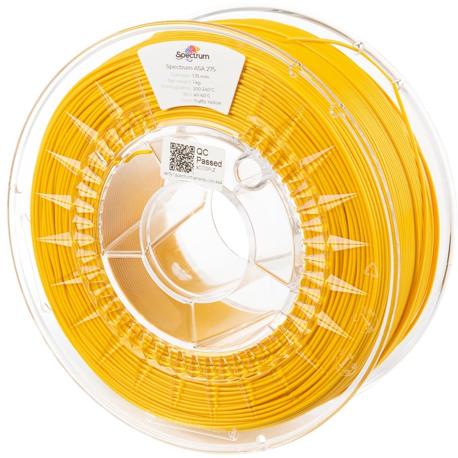 Filament Spectrum ASA 275 1.75mm Traffic Yellow 1Kg