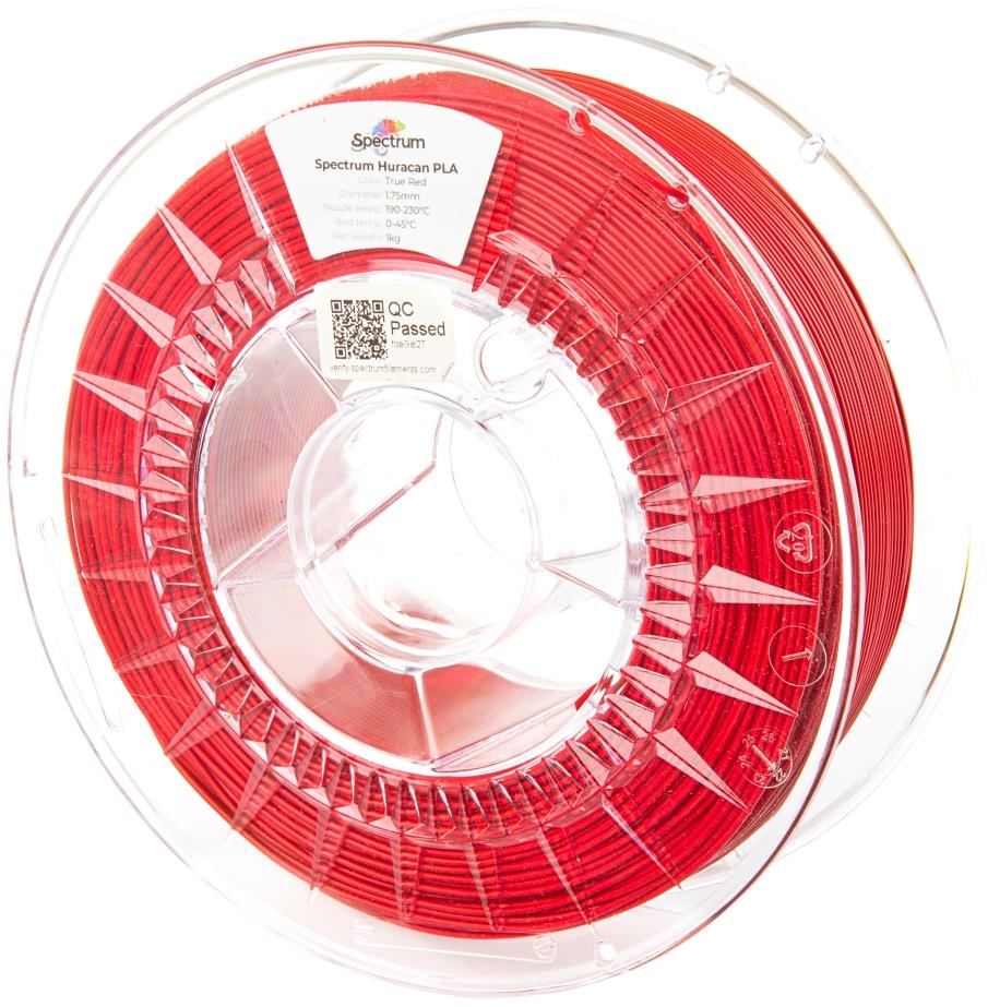 Filament Spectrum Huracan PLA 1.75 mm True Red 1 kg