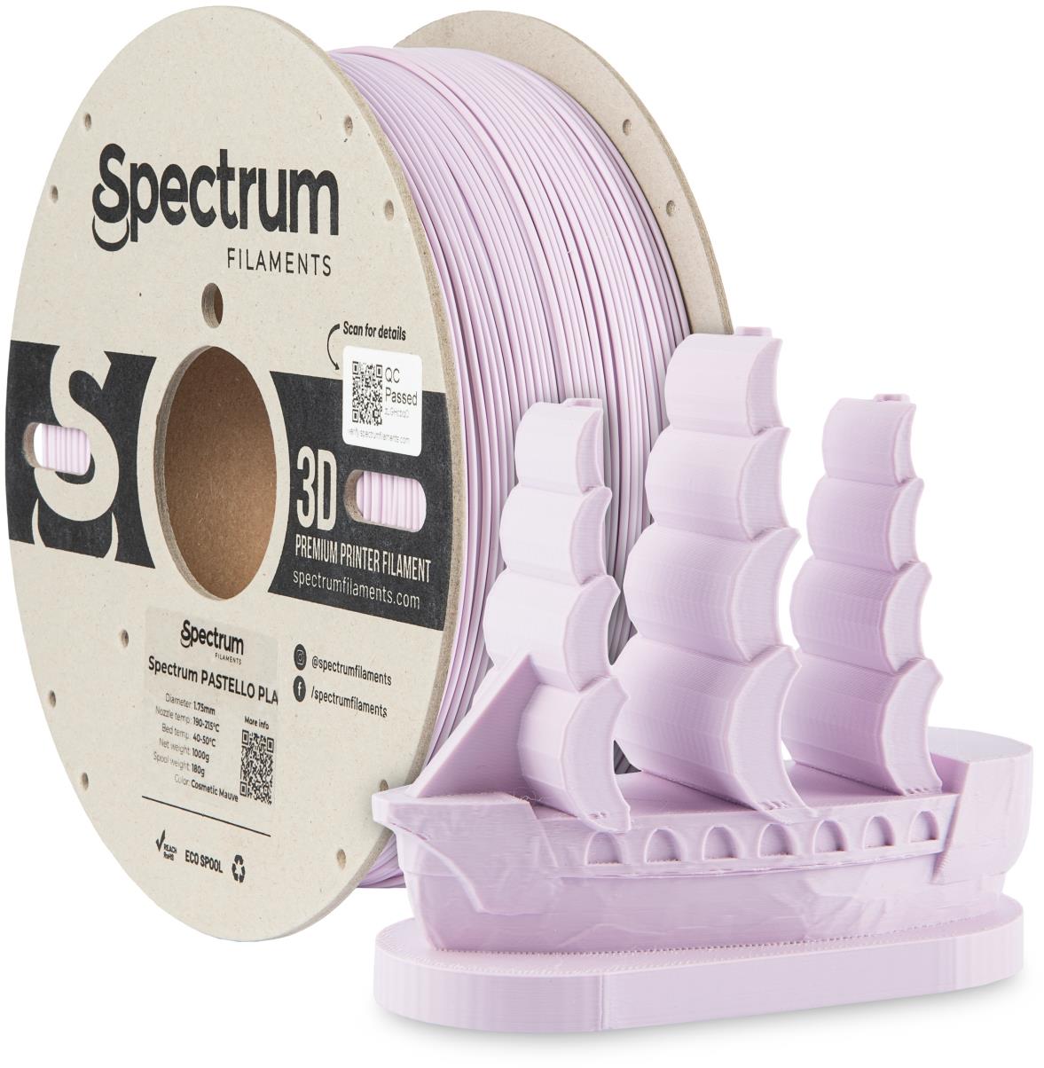 Filament Spectrum Pastello PLA 1.75 mm Cosmetic Mauve 1 kg