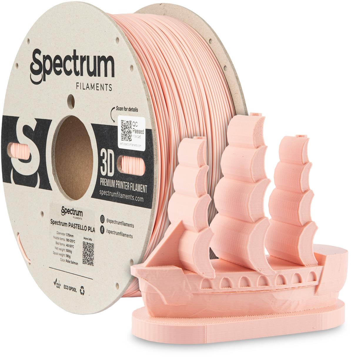 Filament Spectrum Pastello PLA 1.75 mm Pale Salmon 1 kg