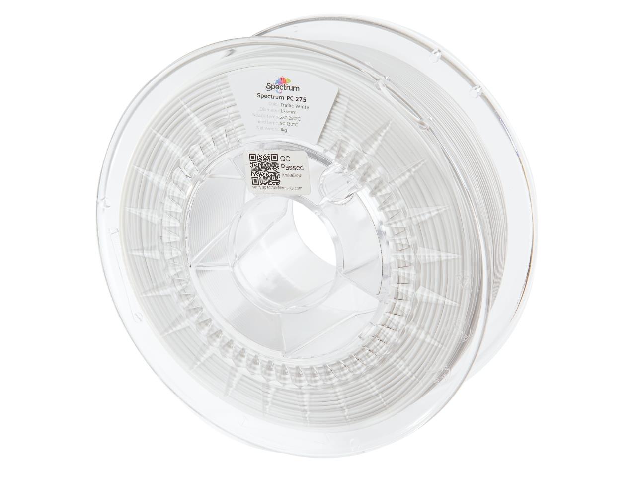 Filament Spectrum PC 275 1.75 mm Traffic White 1 kg
