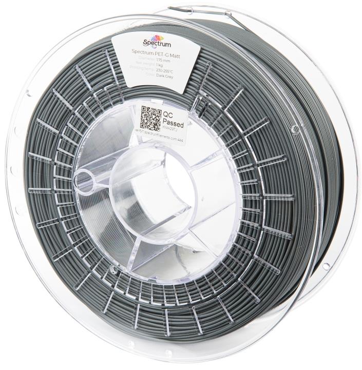 Filament Spectrum PET-G Matt 1.75mm Dark Grey 1Kg