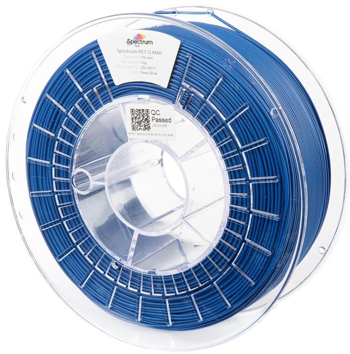 Filament Spectrum PET-G Matt 1.75mm Navy Blue 1Kg