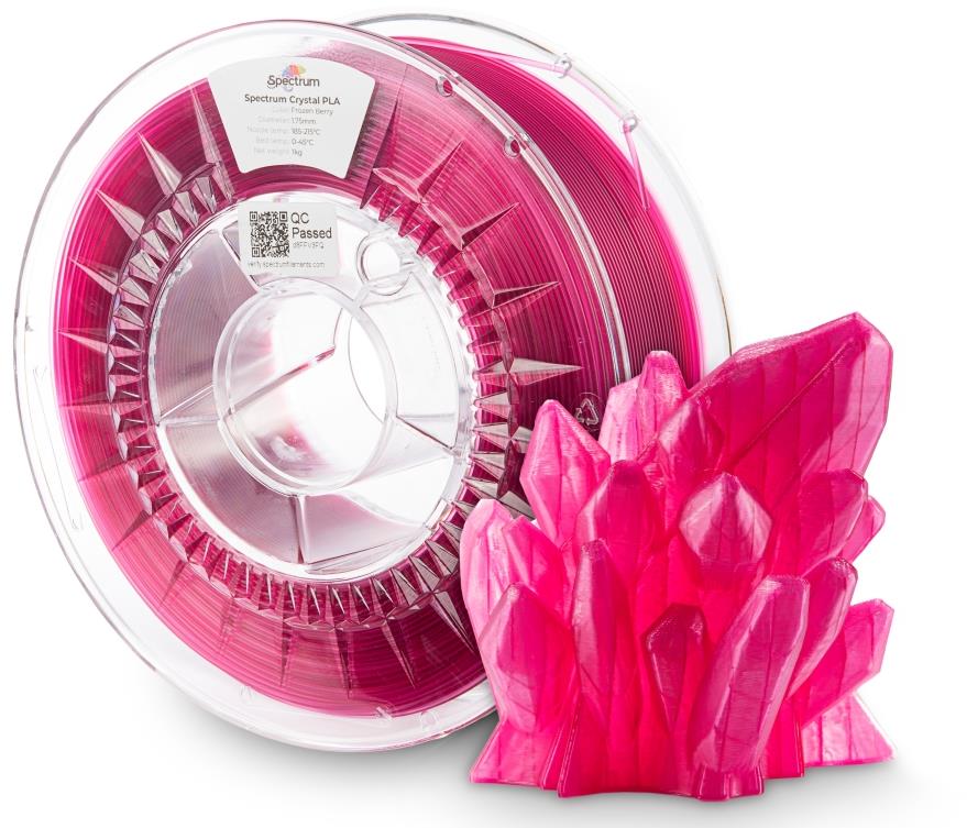 Filament Spectrum PLA Crystal 1.75 mm Ffozen Berry 1 kg