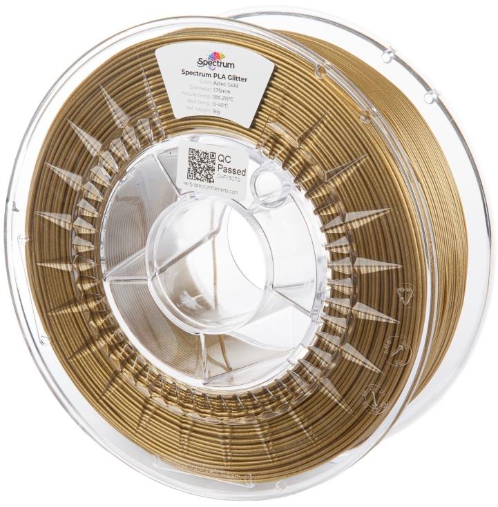 Filament Spectrum PLA Glitter 1,75 mm Aztec Gold 1 Kg