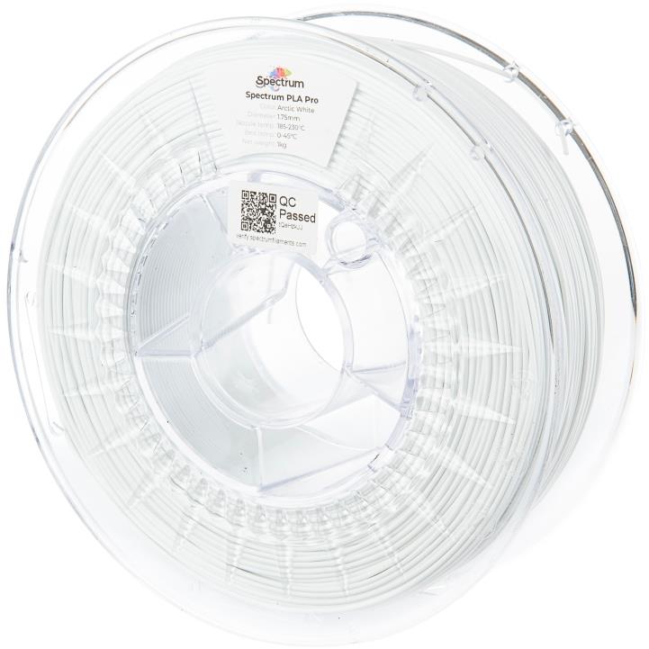 Filament Spectrum PLA Pro 1,75 mm Arctic White 1 Kg